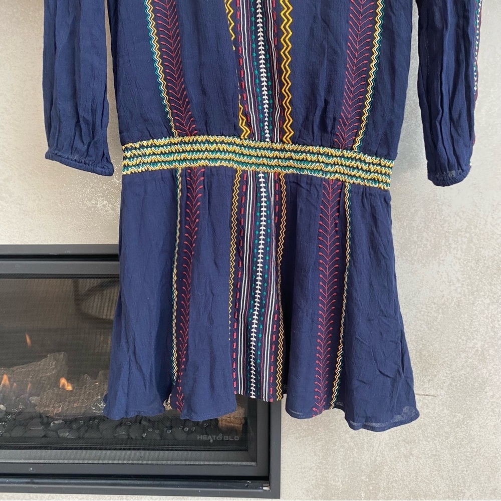 Alice & Olivia Jolene Embroidered Dress, Size 4 - Picture 8 of 13